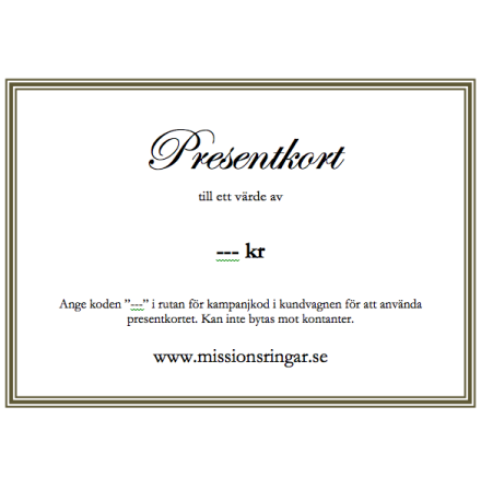 Presentkort